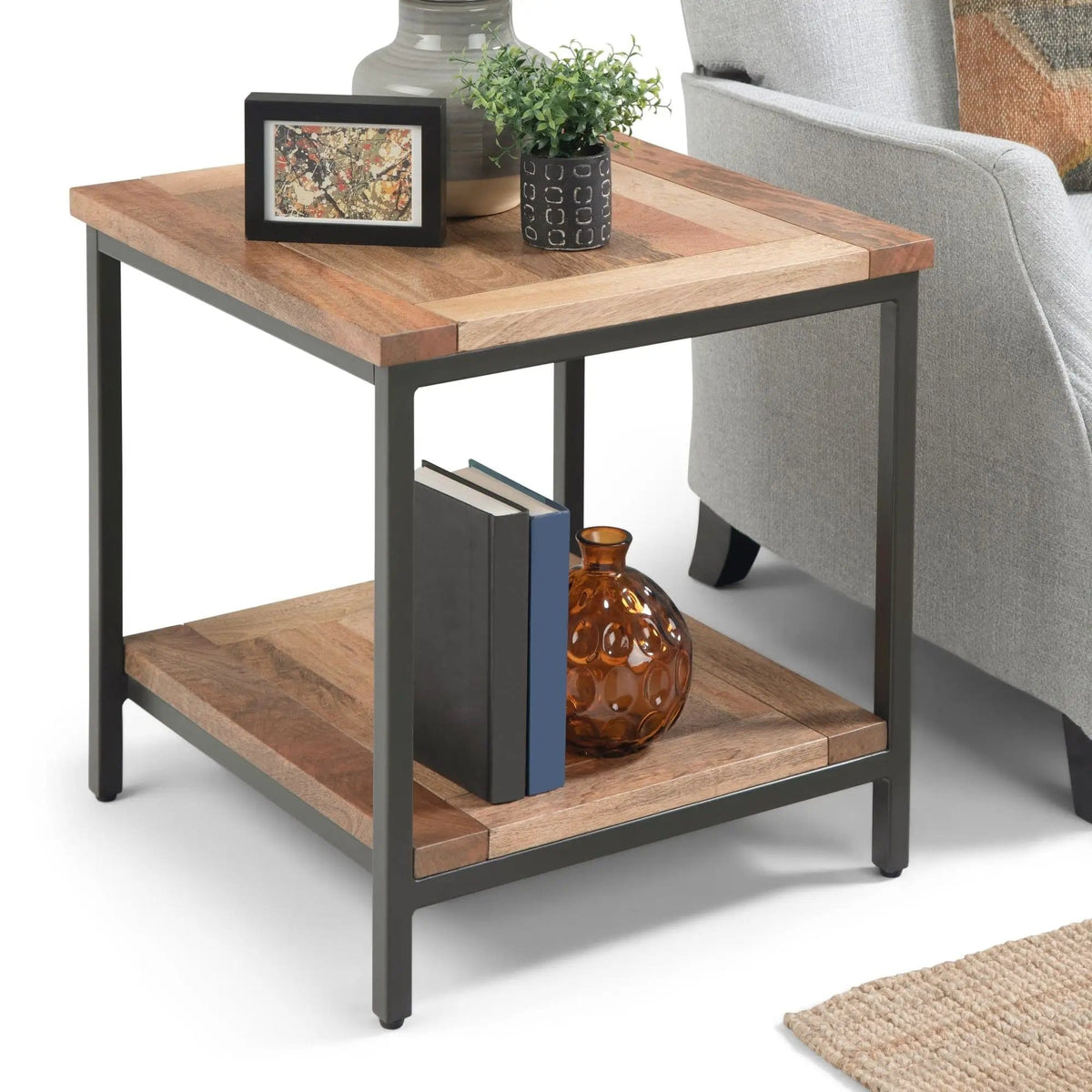 Skyler Handcrafted Multipurpose Table | 22 x 22 x 22 in | Metal | Living Room