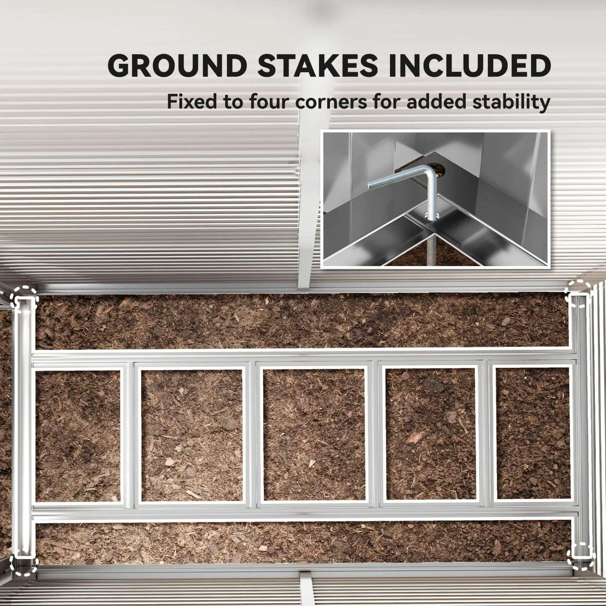 Galvanized Steel Storage Shed | Heavy-Duty Outdoor Design | Lockable Double Doors | Rust And UV Resistant