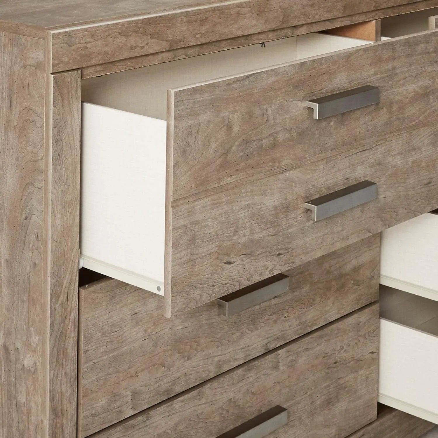 Culverbach Scandinavian Dresser 6 Drawers Weathered Gray from PriceLows™