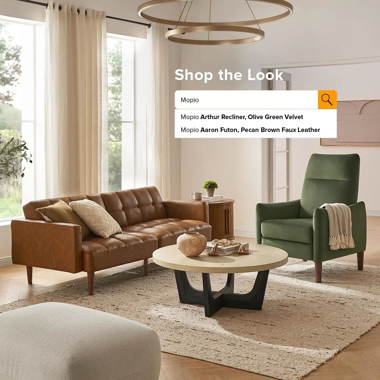 Arthur Olive Green Velvet Recliner Chair With 3 Positions from PriceLows™