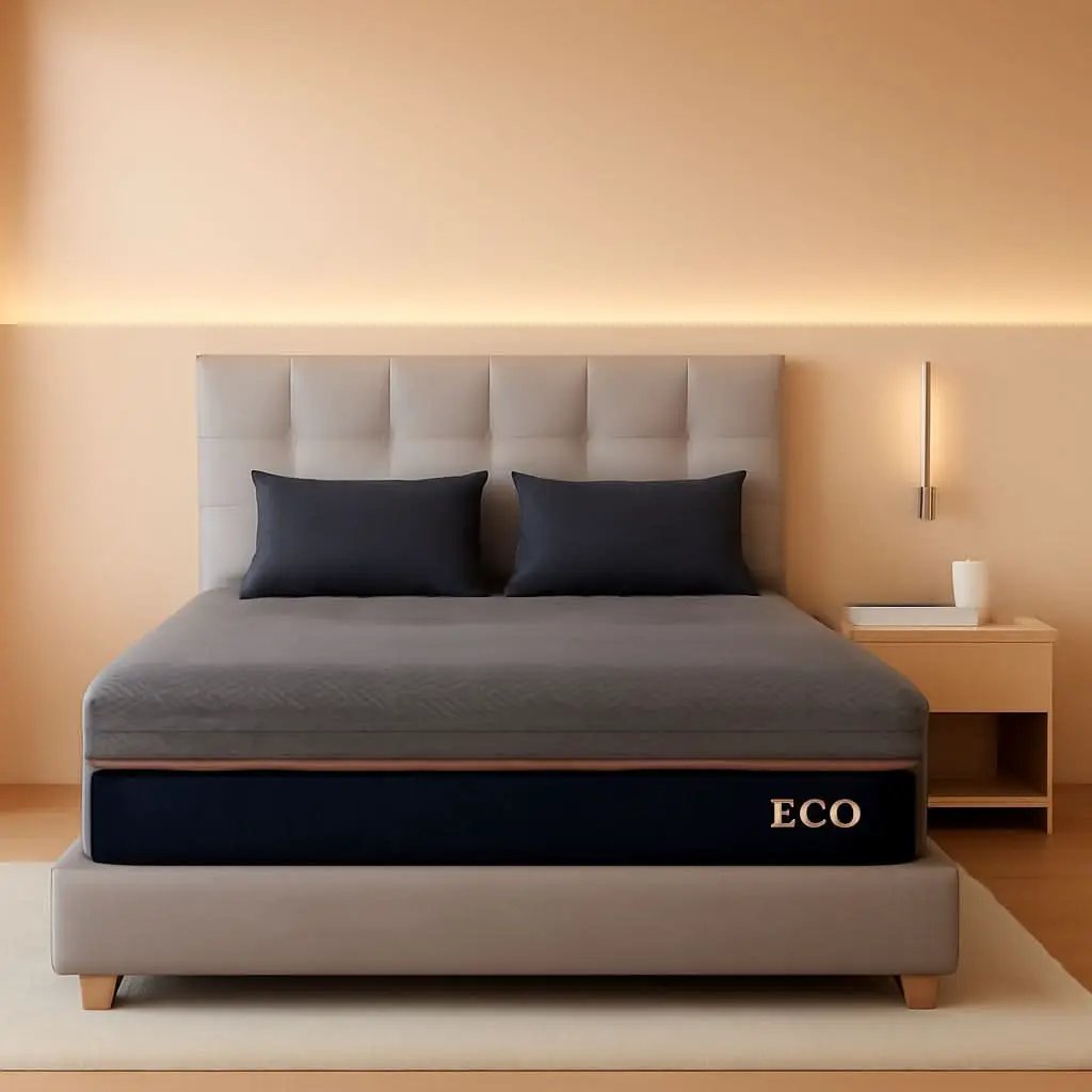 Queen Memory Foam Mattress 12Inch Midnight Black Edition from PriceLows™