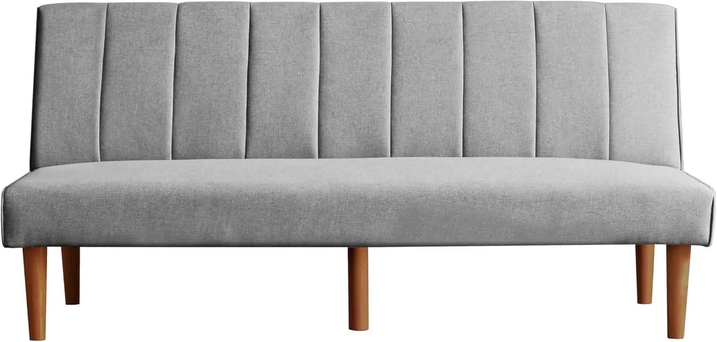 Beige Convertible Futon Sofa Bed For Living Room Use from PriceLows™