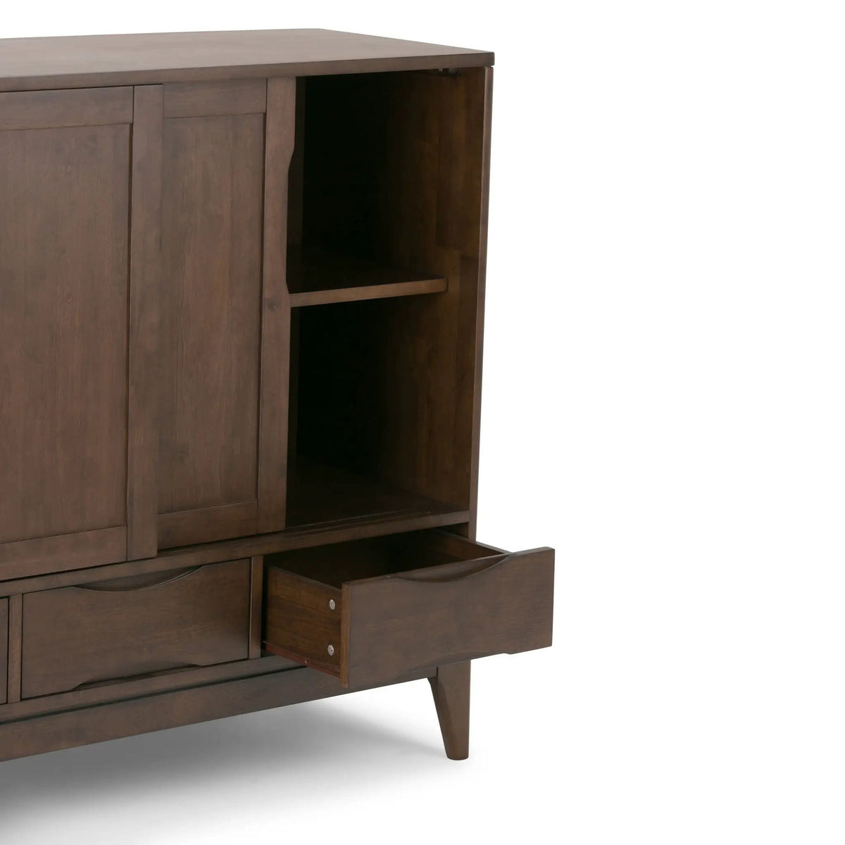 Harper Storage Cabinet | Medium Handcrafted Rubberwood | NC Lacquer Finish | Multipurpose Storage