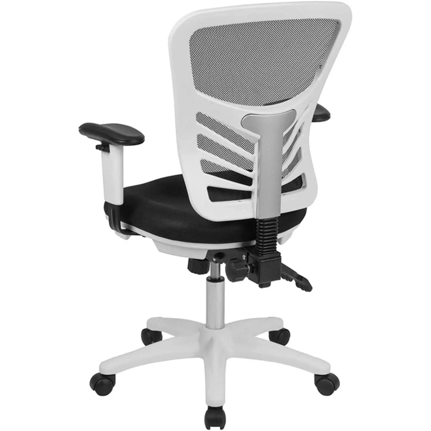 Black Mesh Executive Office Chair With Adjustable Arms from PriceLows™