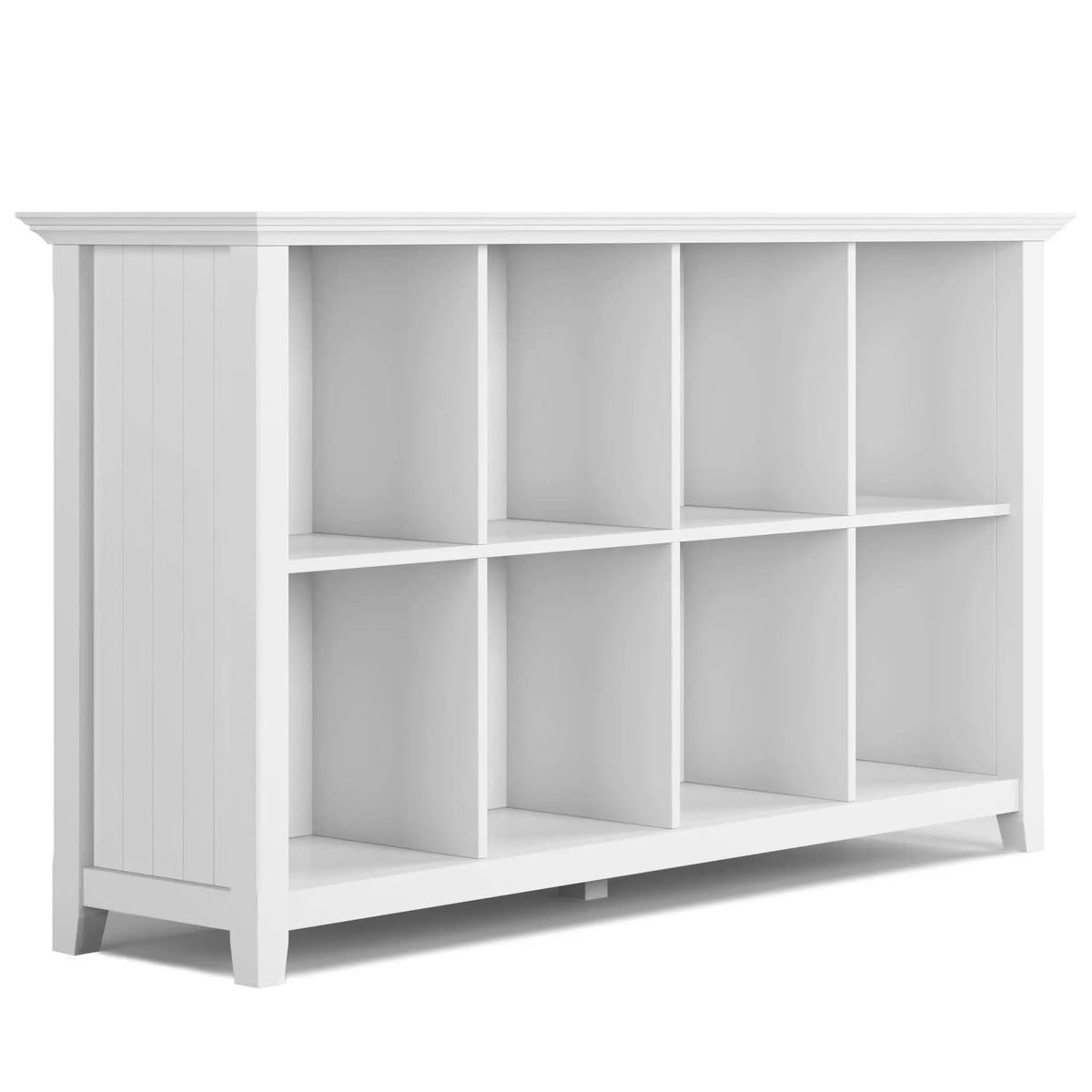Acadian Cube Storage | Handcrafted Solid Wood | Twelve Large Cubbies | 57 Inch Width