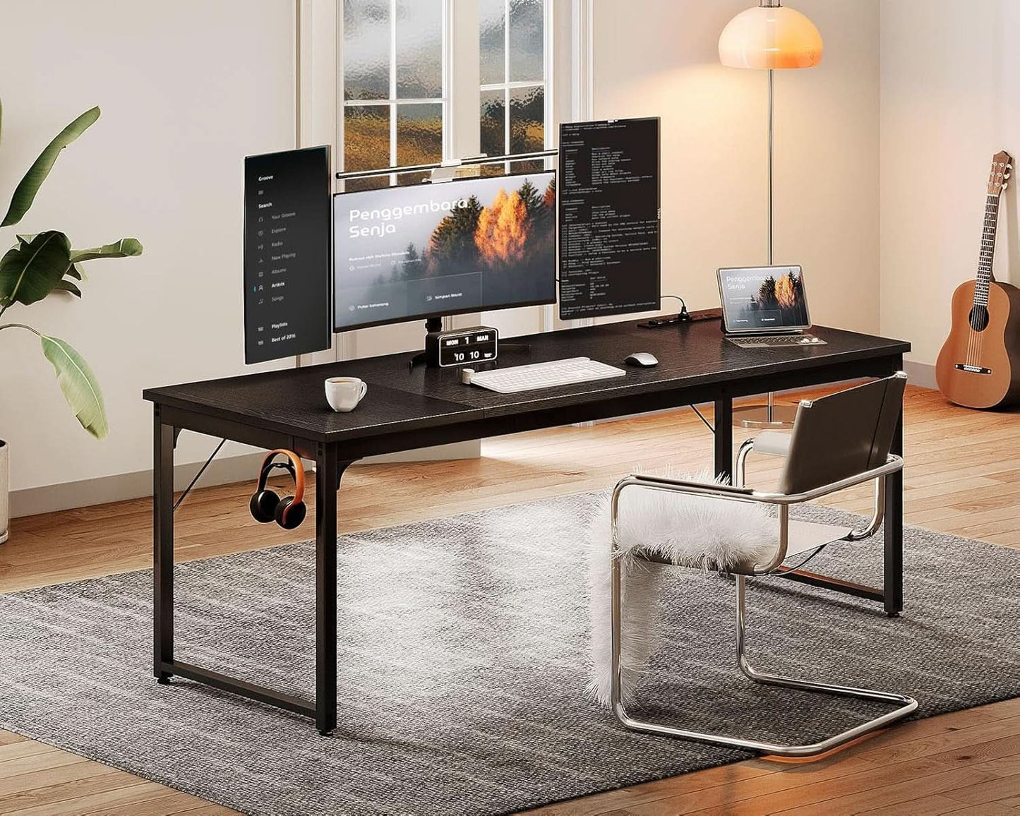 71 Inch Computer Desk With USB Ports For Home Office from PriceLows™