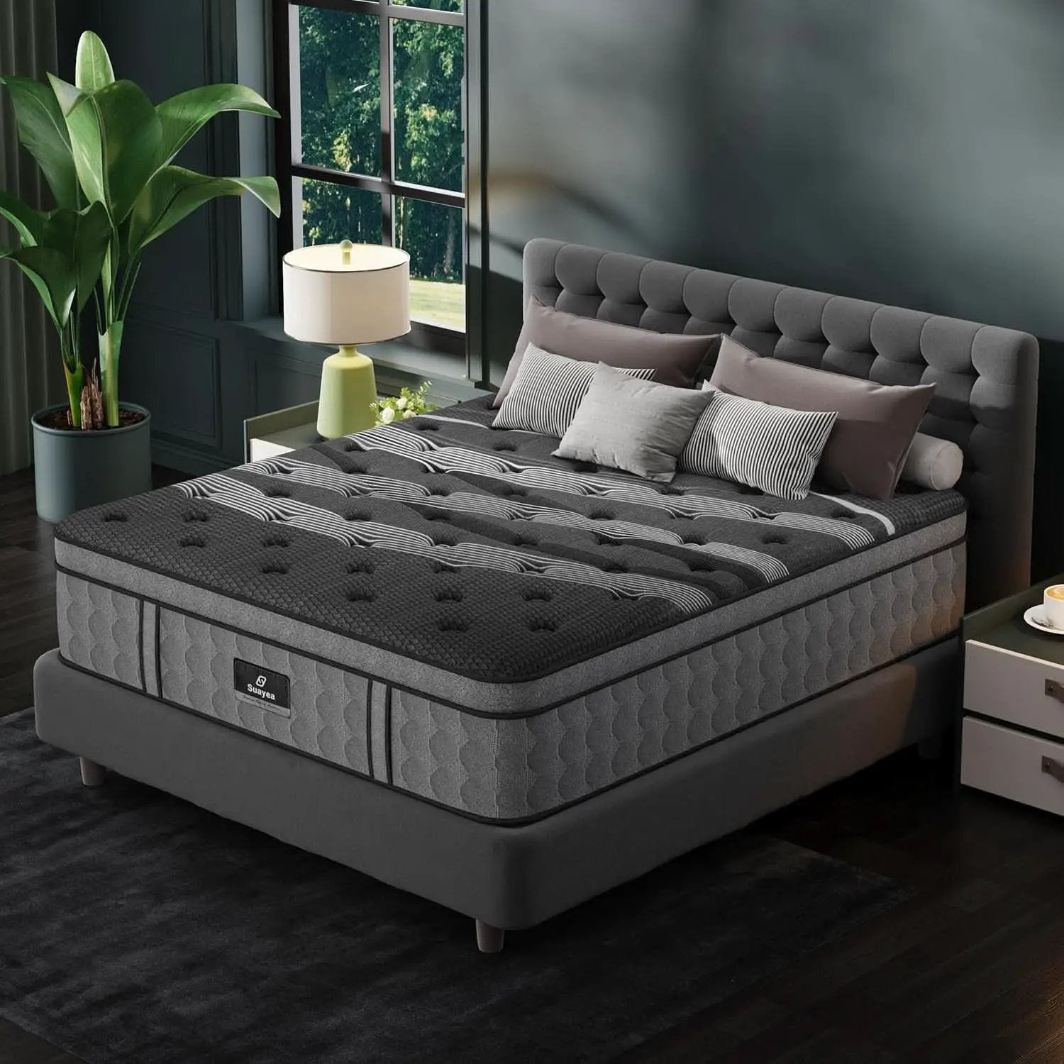 Queen Memory Foam Hybrid Mattress Cooling Gel Layer from PriceLows™