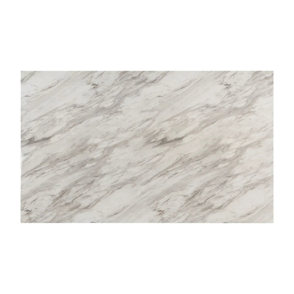 Sheena Dining Table | 70 Inch Width | Faux Marble Top | Natural Wood Look