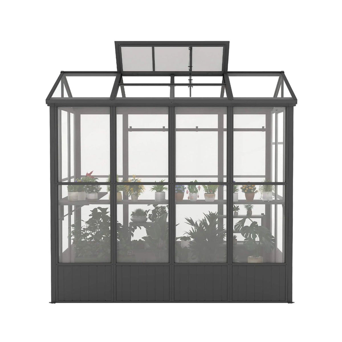 Heavy Duty Outdoor Polycarbonate Greenhouse With Fully Automatic Temperature Control | Aluminum | Outdoor Living Use | Outdoor Living
