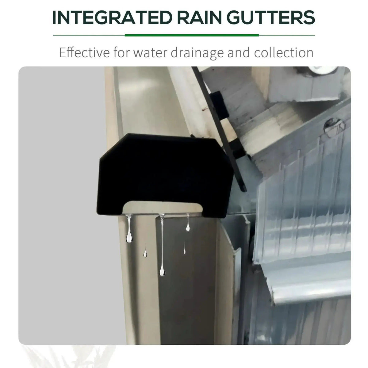 Walk-In Aluminum Greenhouse | Heavy-Duty Alloy Frame | Rooftop Vent | Sliding Door