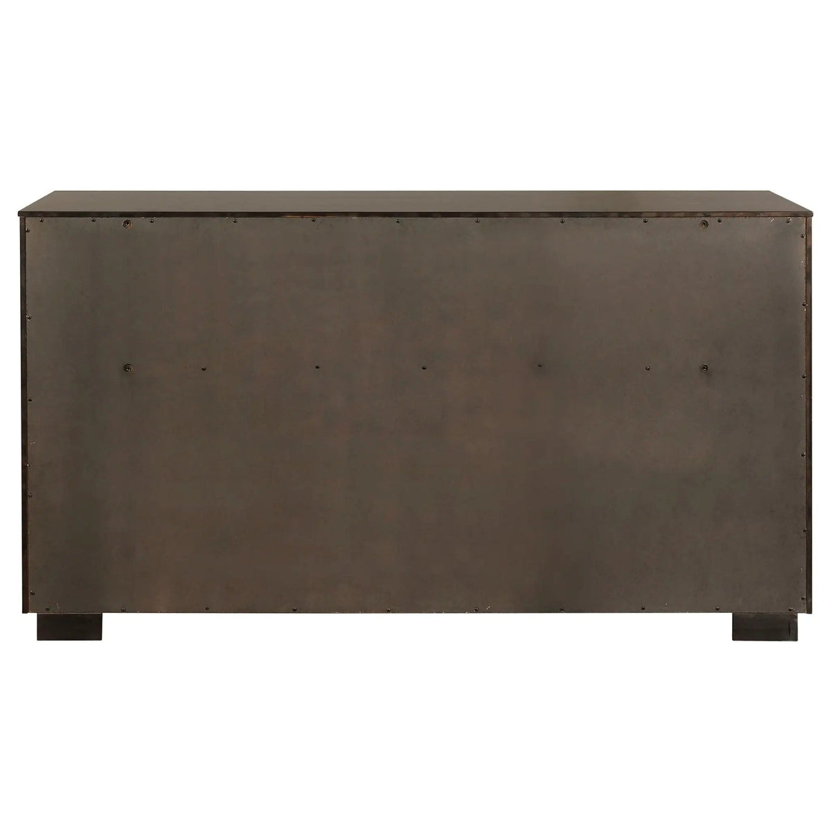 Durango 8-drawer Dresser Smoked Peppercorn | 70 x 20 x 38.5 in | Engineered Wood & Metal | Bedroom
