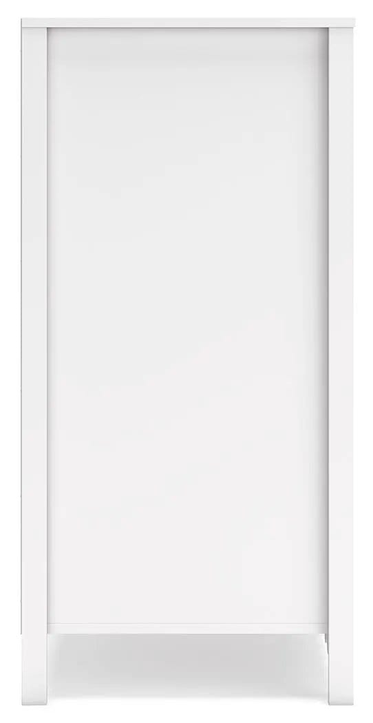 Hallityn Bookcase | 31.61 x 19.84 x 41.14 in | Engineered Wood & Mdf | White