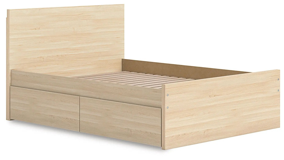 Onita Panel Platform Bed | Minimal Design | Ultra-Clean Lines | Easy-Elegant Solid Finish