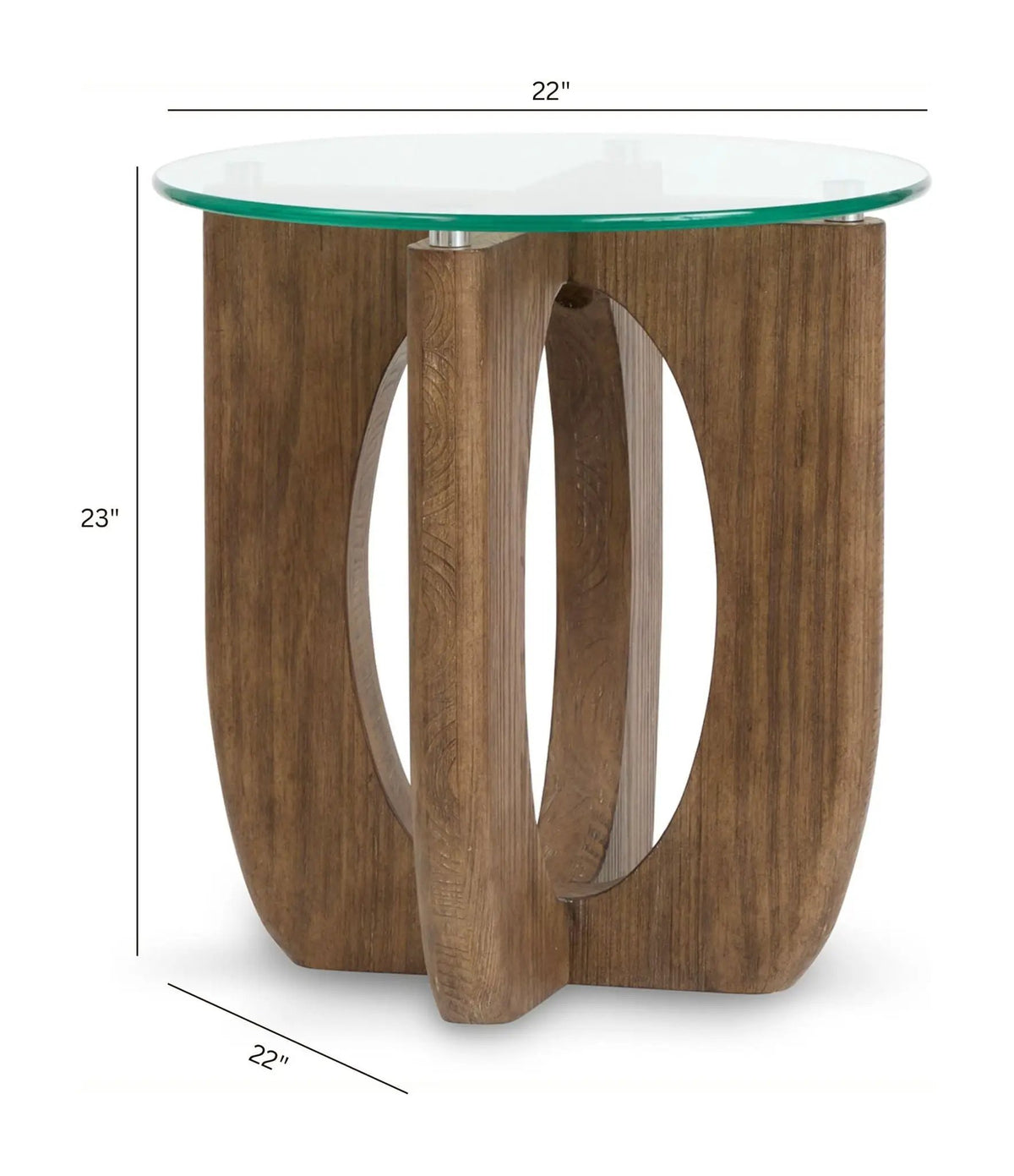 Lainey End Table | Pine Solids Construction | 22 Inch Square | Durable Design