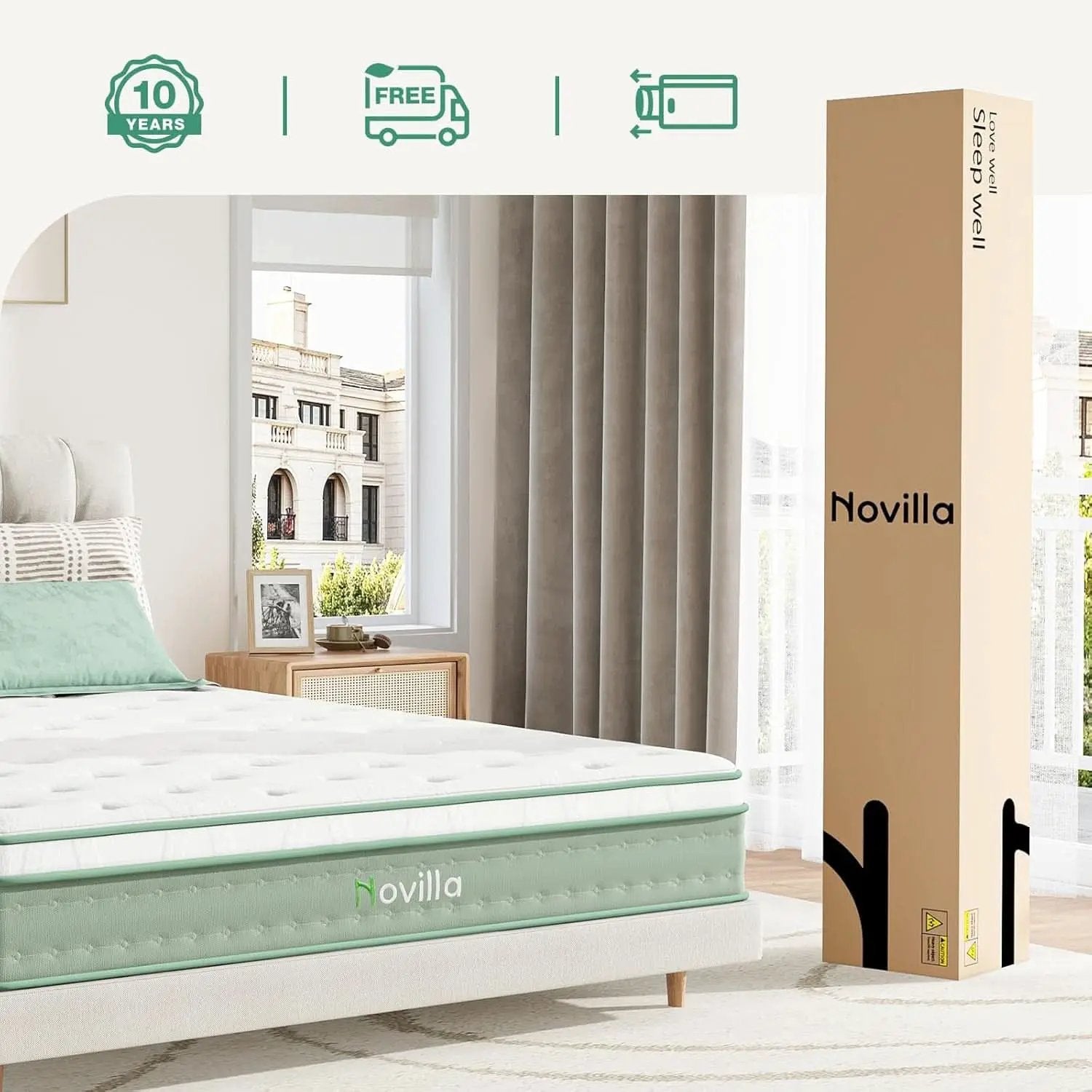 Twin Memory Foam Mattress Therapeutic Ergonomic Design from PriceLows™