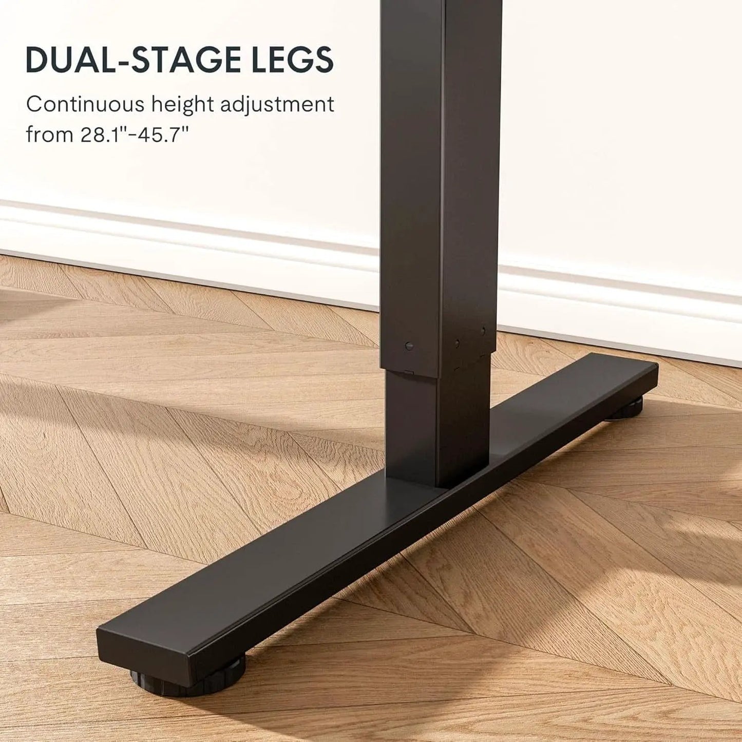 Electric Height Adjustable Standing Desk 48x24 Home Office from PriceLows™