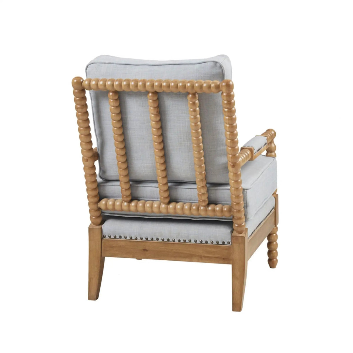 Madison Park Arm Chair | Open Back Spindle Design | Padded Armrests | Casual Style