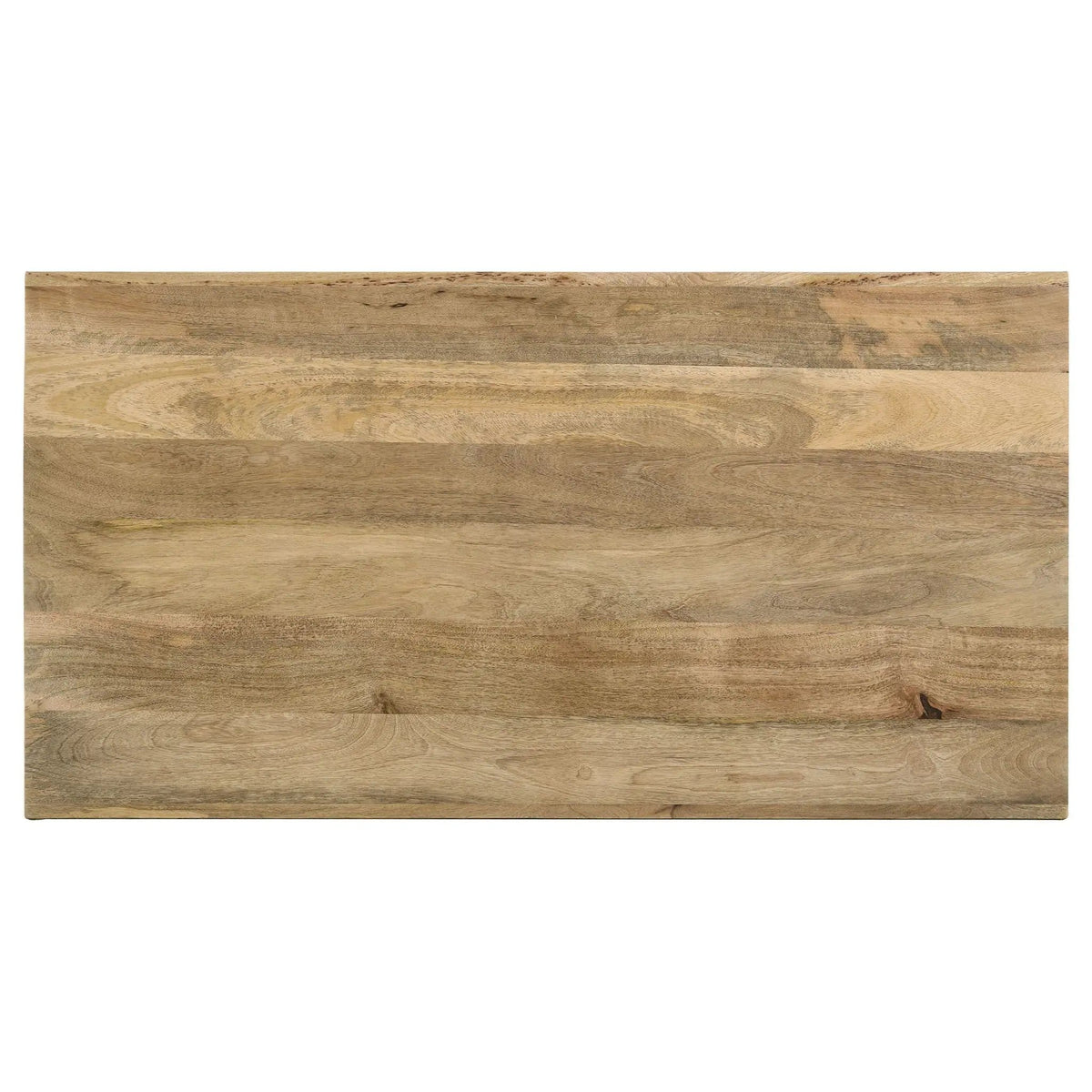 Benton Rectangular Solid Wood Coffee Table | 46 x 24 x 18 in | Mango Wood | Natural