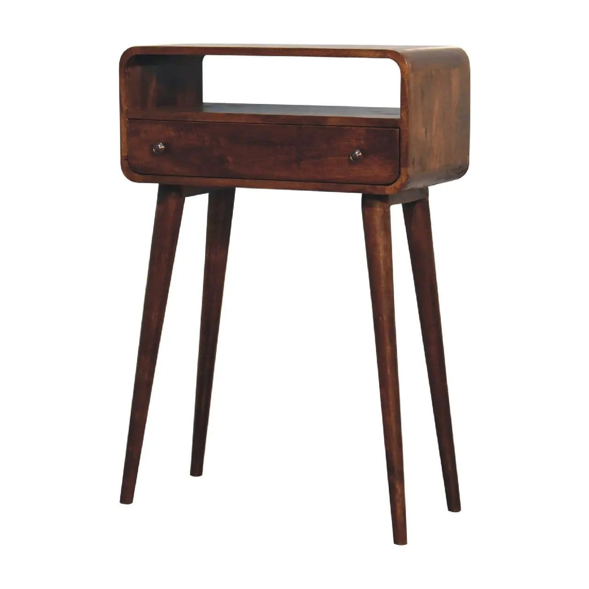 Curved Chestnut Console Table | 3 Pieces | Mango Wood | Living Room