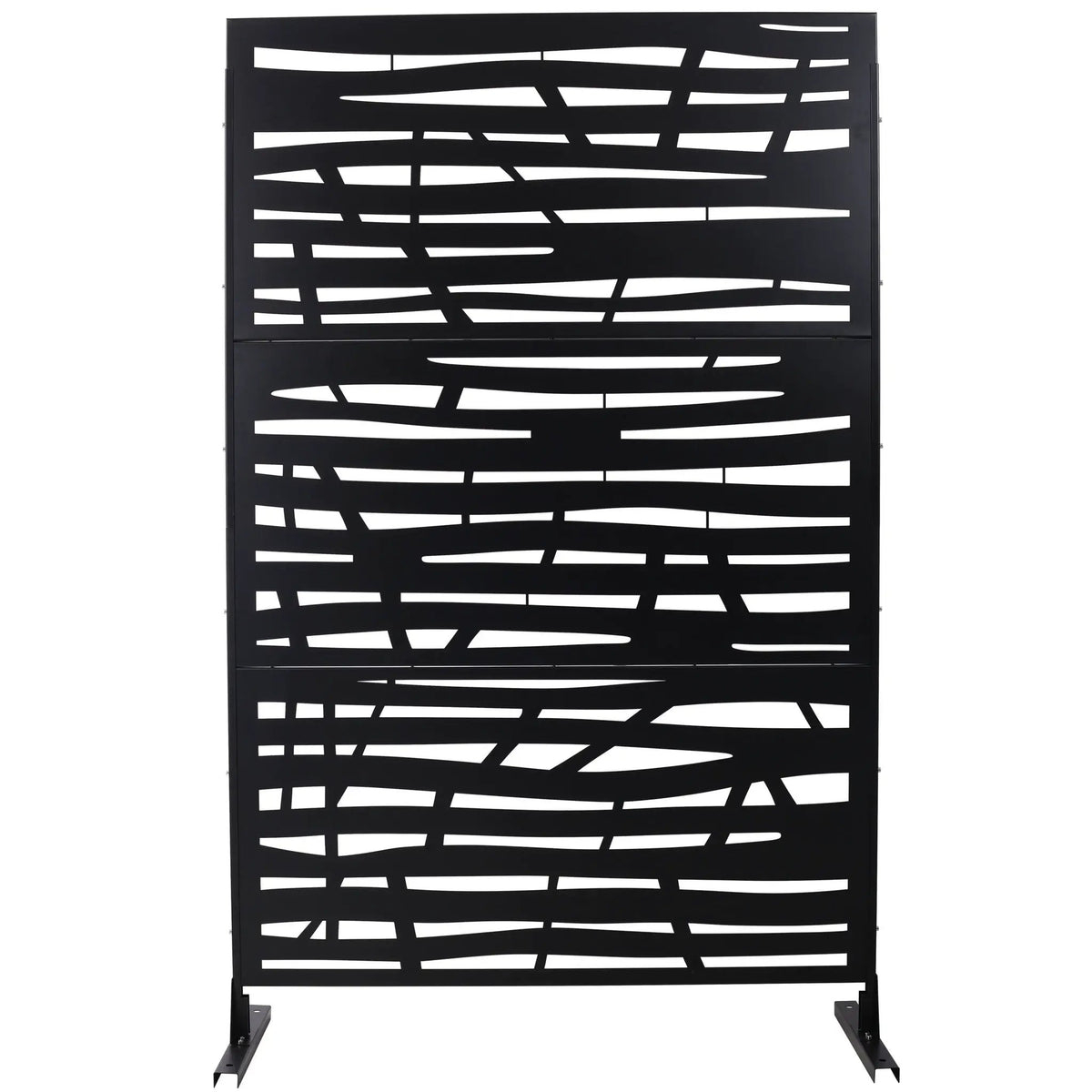 Metal Privacy Screen | Heavy Duty Room Divider | Indoor Outdoor Use