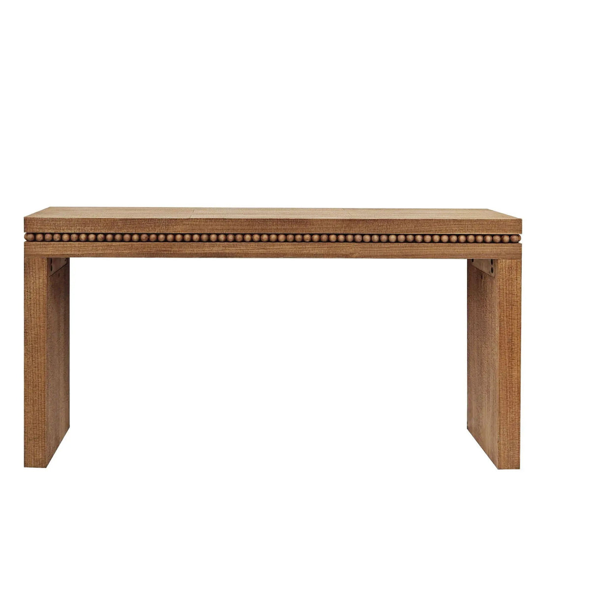 Rustic Wood Console Table | 64 Inch Width | Floating Top Design | Engineered Wood