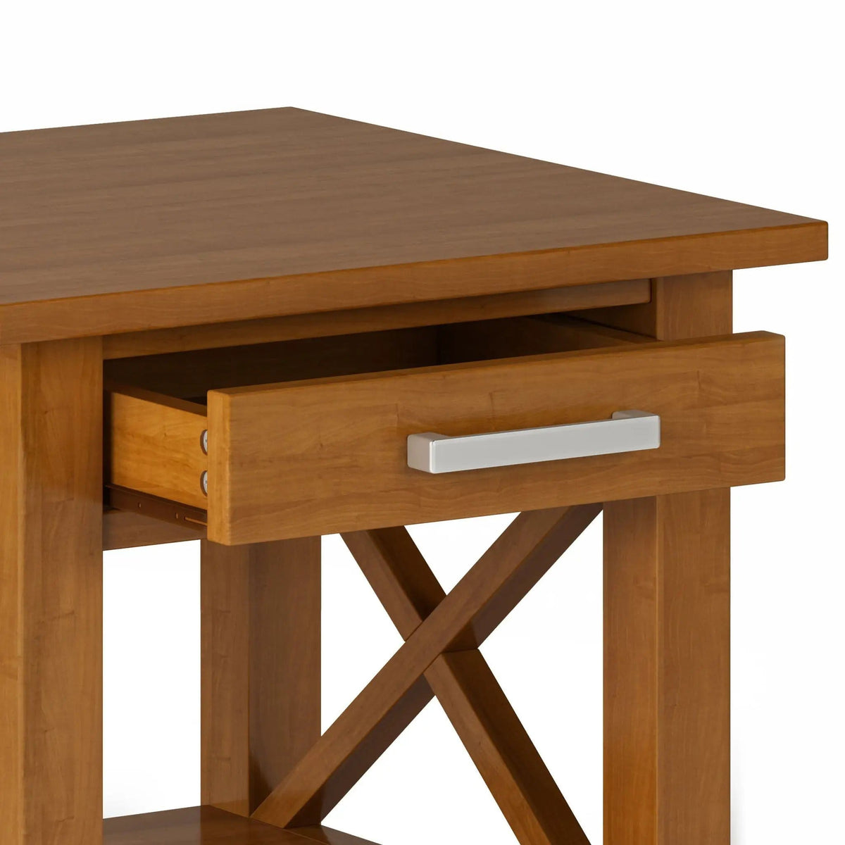 Kitchener Handcrafted Table | 6 Pieces | Solid Wood & Metal | Living Room