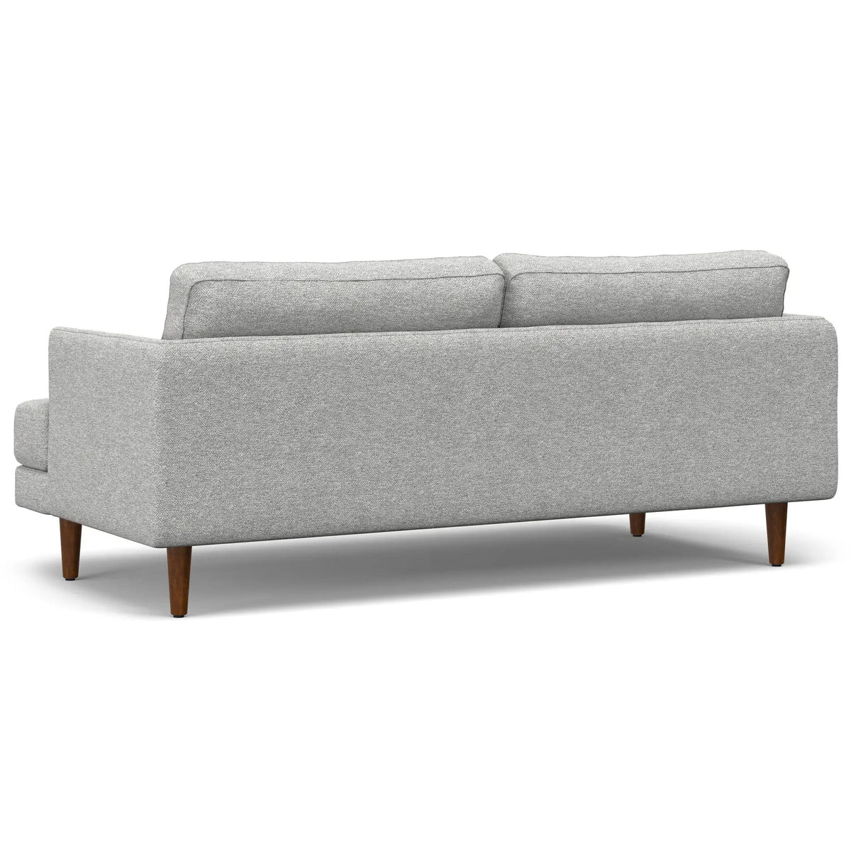 Livingston Upholstered Sofa | Genuine Aniline Leather | 7 Inch Thick Cushions | 76 Inch Length