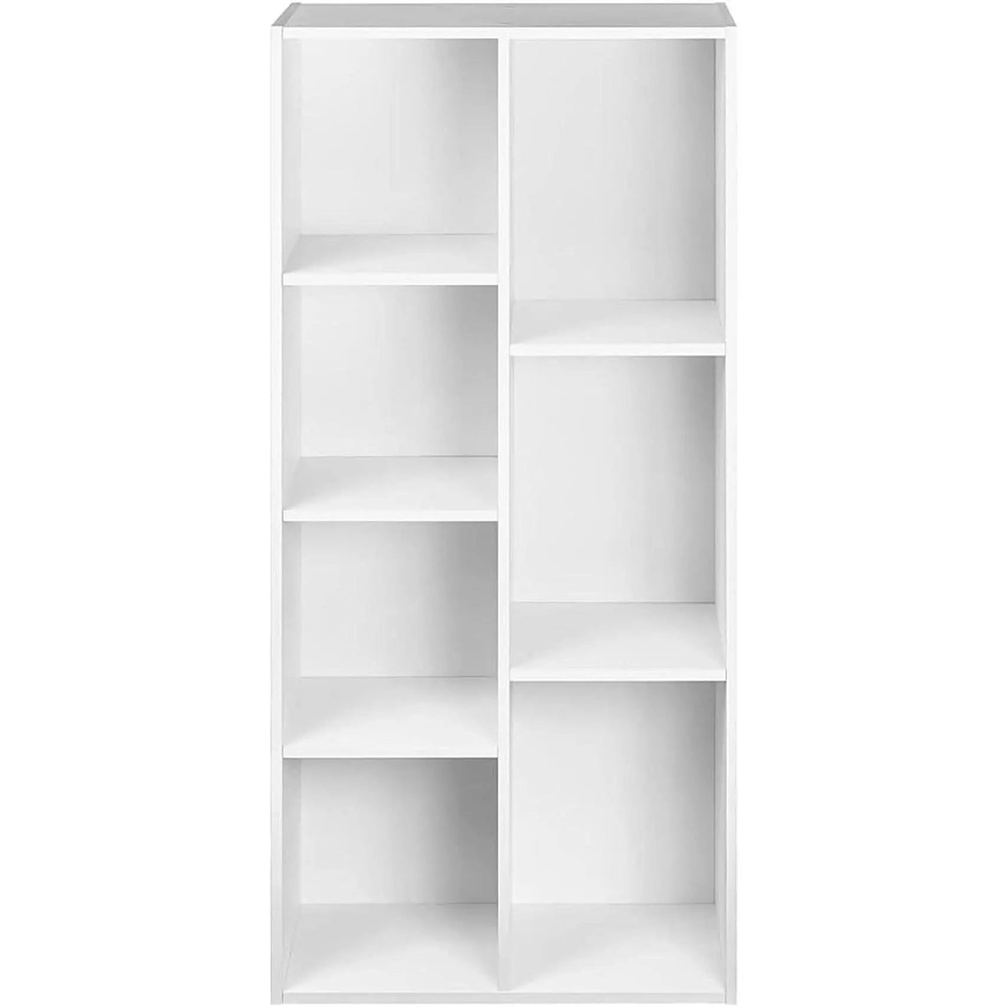 White 7 Cube Organizer Bookcase Storage Shelves Unit from PriceLows™