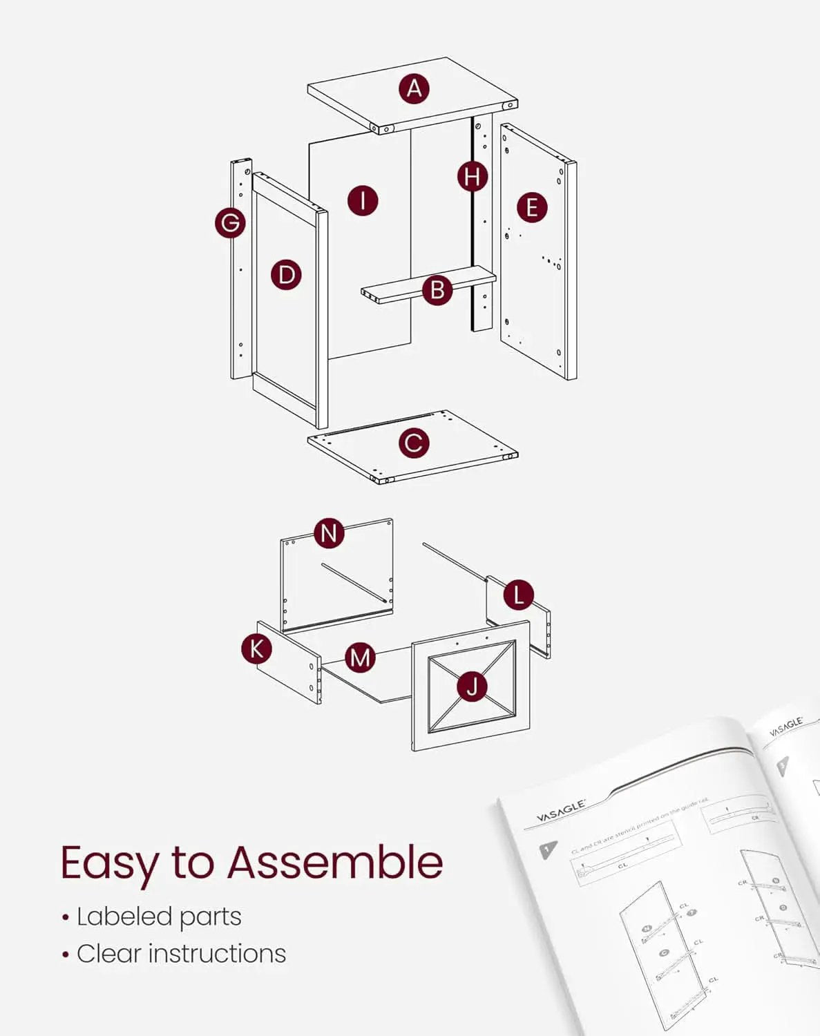 File Cabinet With 2 File Drawers Fits A4 Letter Size Home Office from PriceLows™