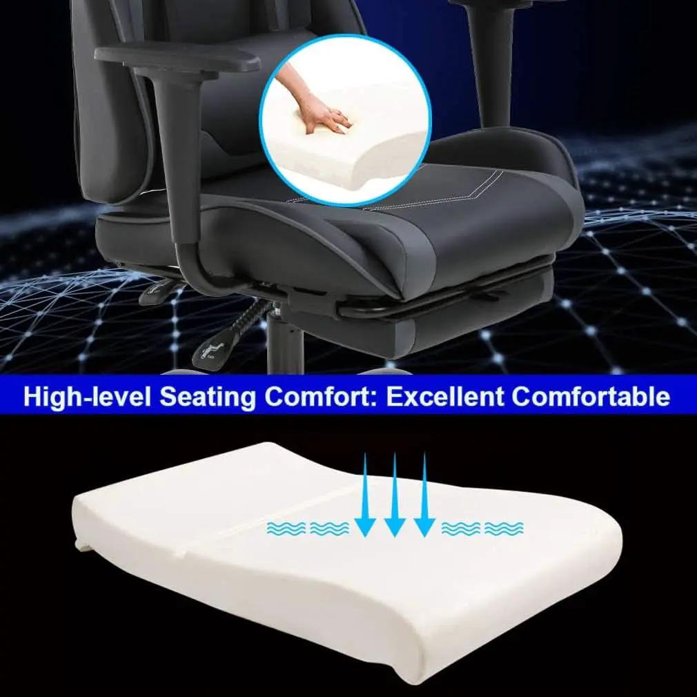 High Back Ergonomic Office Chair With Lumbar Support Grey from PriceLows™
