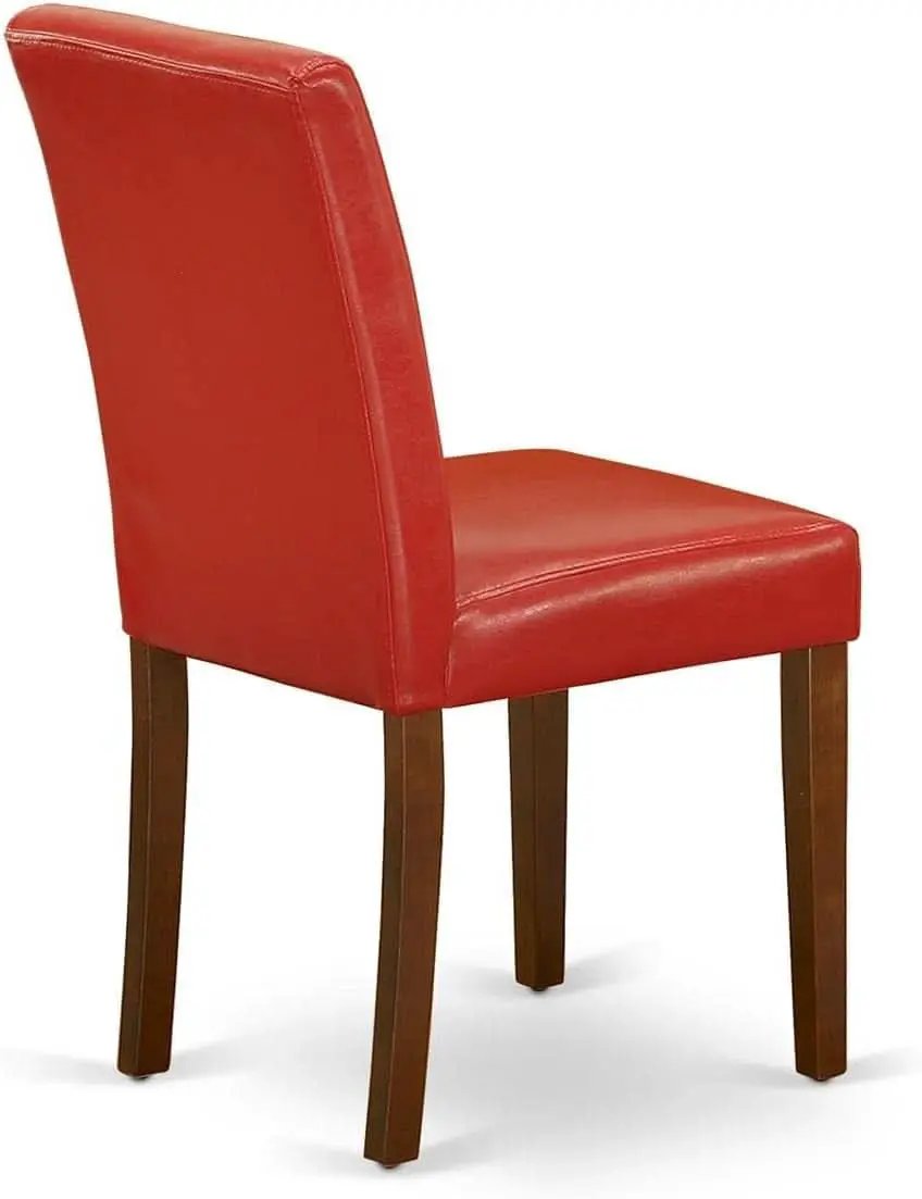 Firebrick Red Padded Dining Chairs For Dining Room from PriceLows™