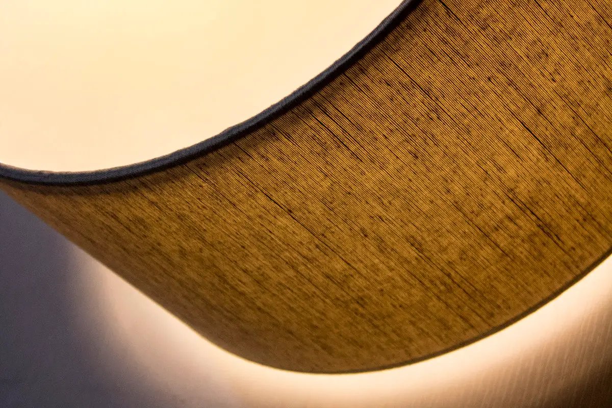 Hardback Drum Lampshade | Textured Oatmeal | 14 X 7 Inches | Single Shade