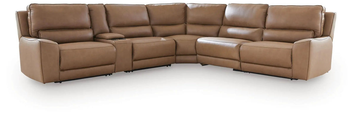 DeepWakes Power Reclining Sectional | Chaise Included | Ultra-Stylish Design | 130 Inch Length