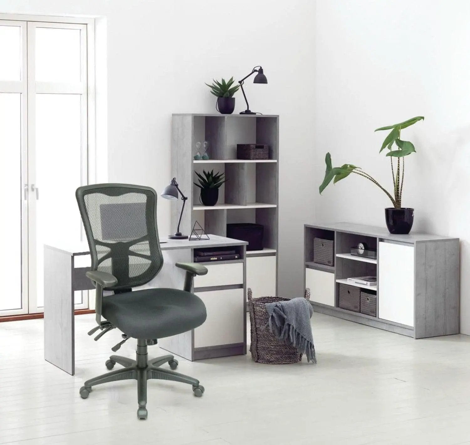 Elusion High Back Mesh Office Chair Black Adjustable Tilt from PriceLows™