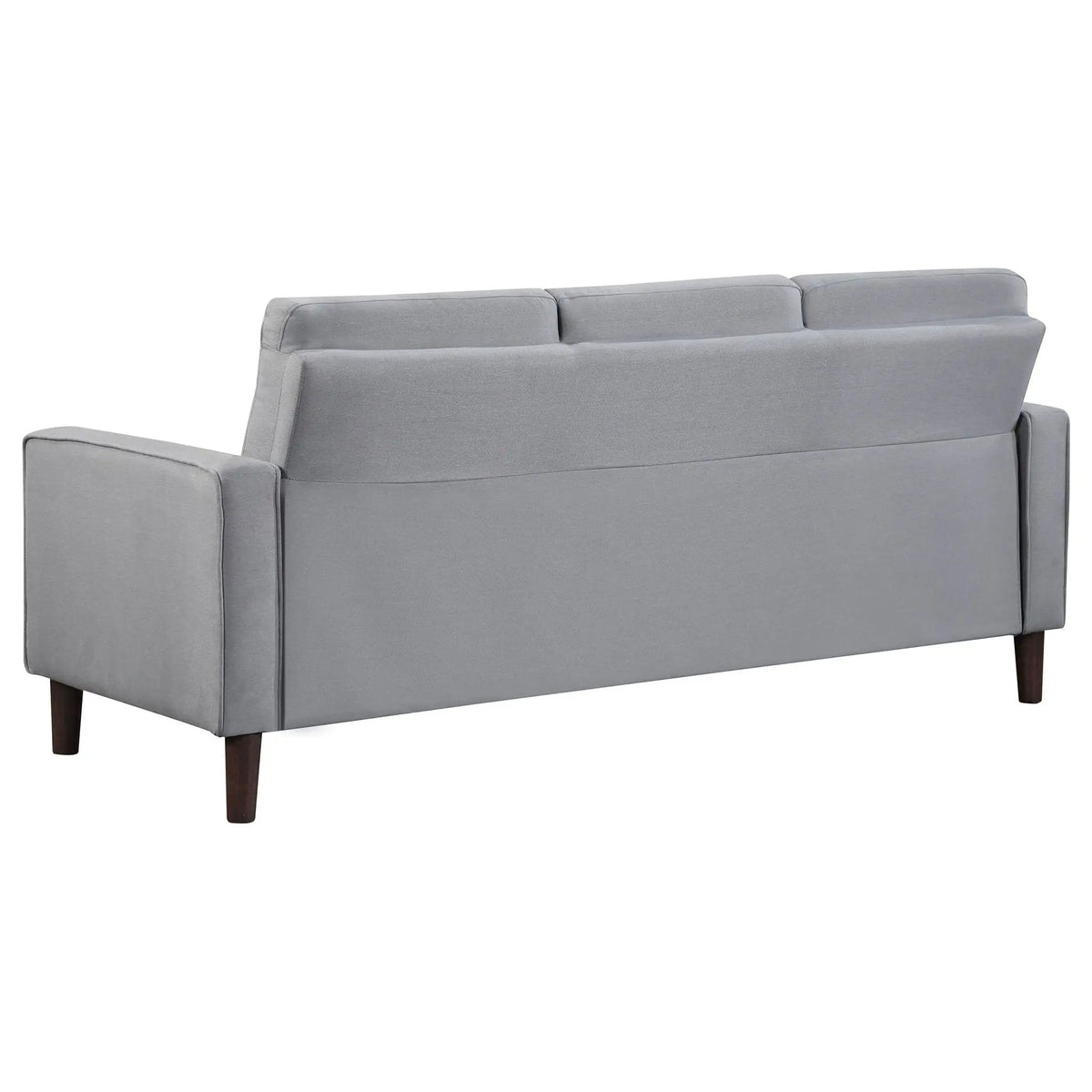 Bowen 3-piece Upholstered Track Arm Tufted Sofa Set | 3-Piece Set | Fabric | Grey