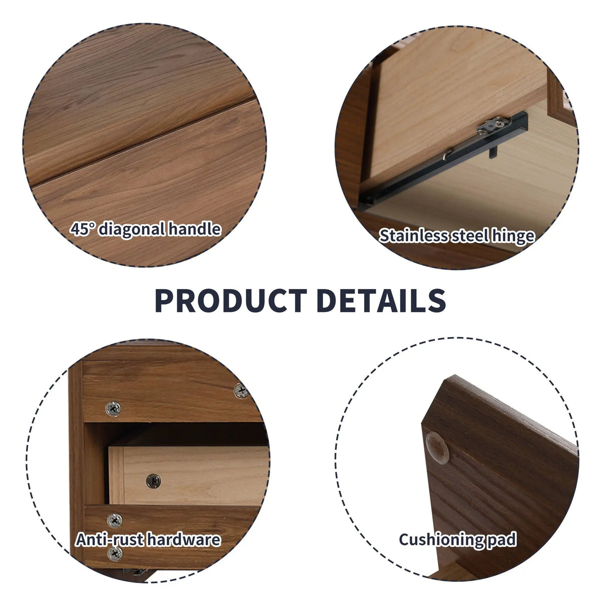 Floating Bathroom Cabinet | Soft Close Drawers | Scratch Resistant Melamine