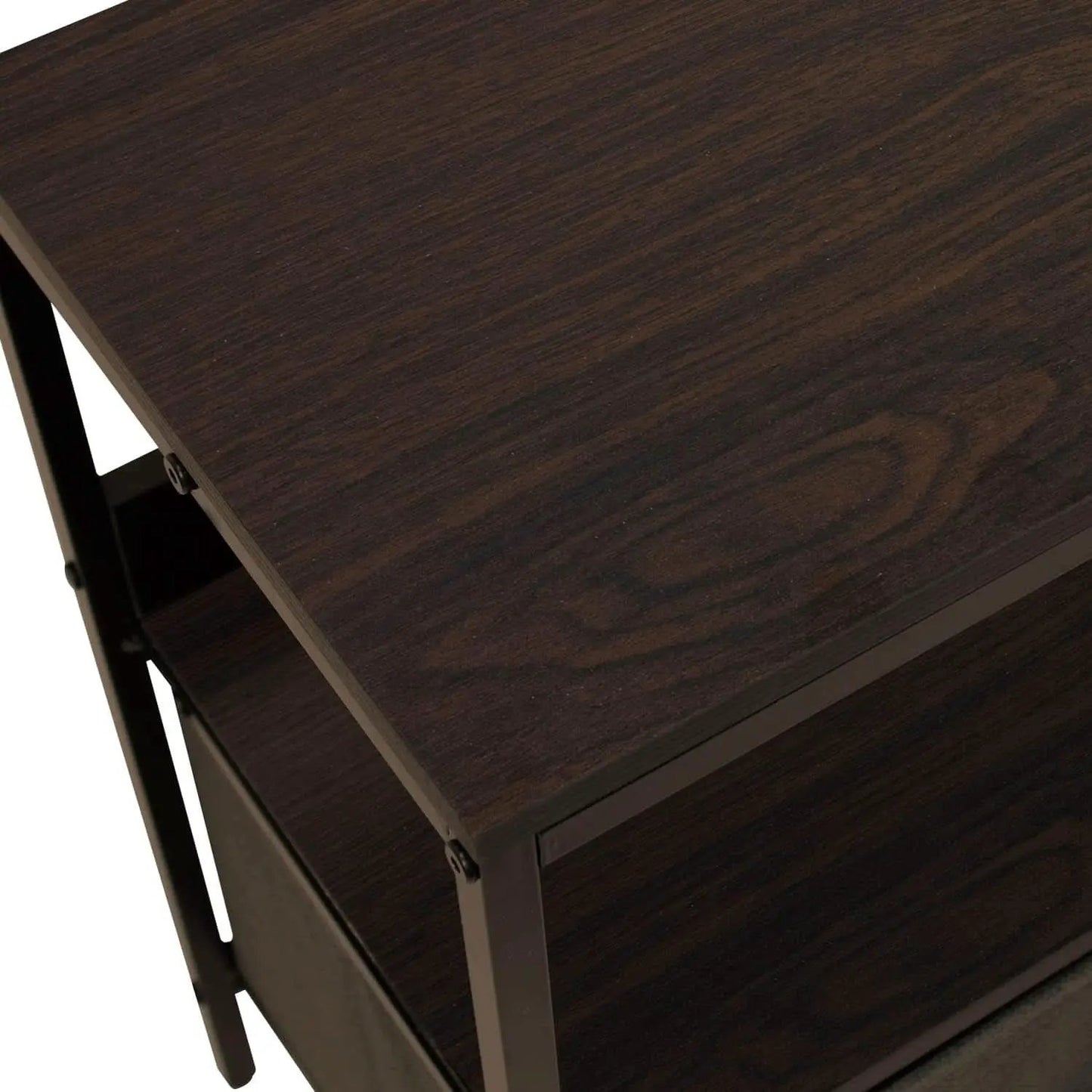 Dresser Style TV Stand With Two Drawers And Wood Top from PriceLows™