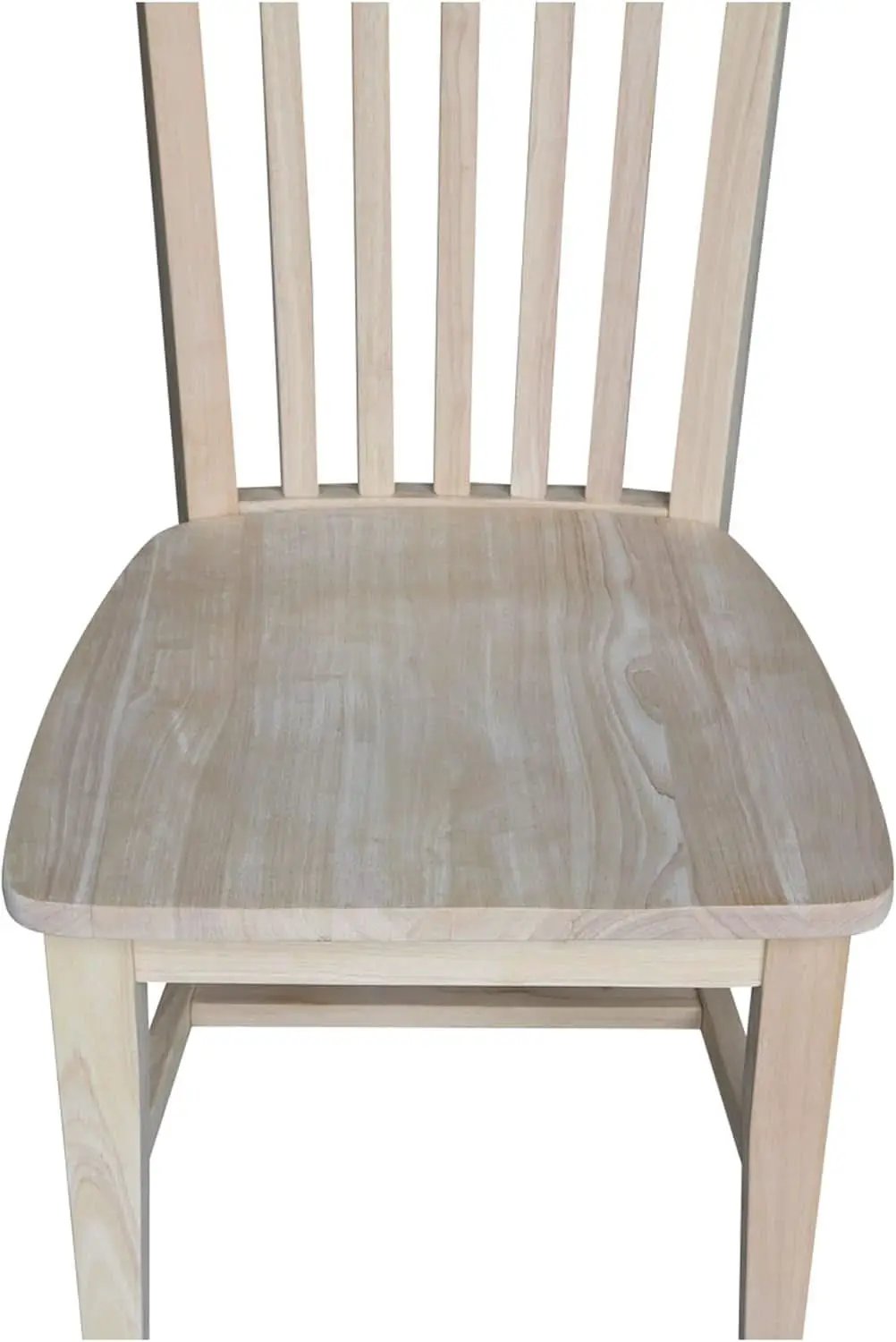 Set Of 2 Tall Mission Dining Chairs Unfinished Parawood from PriceLows™