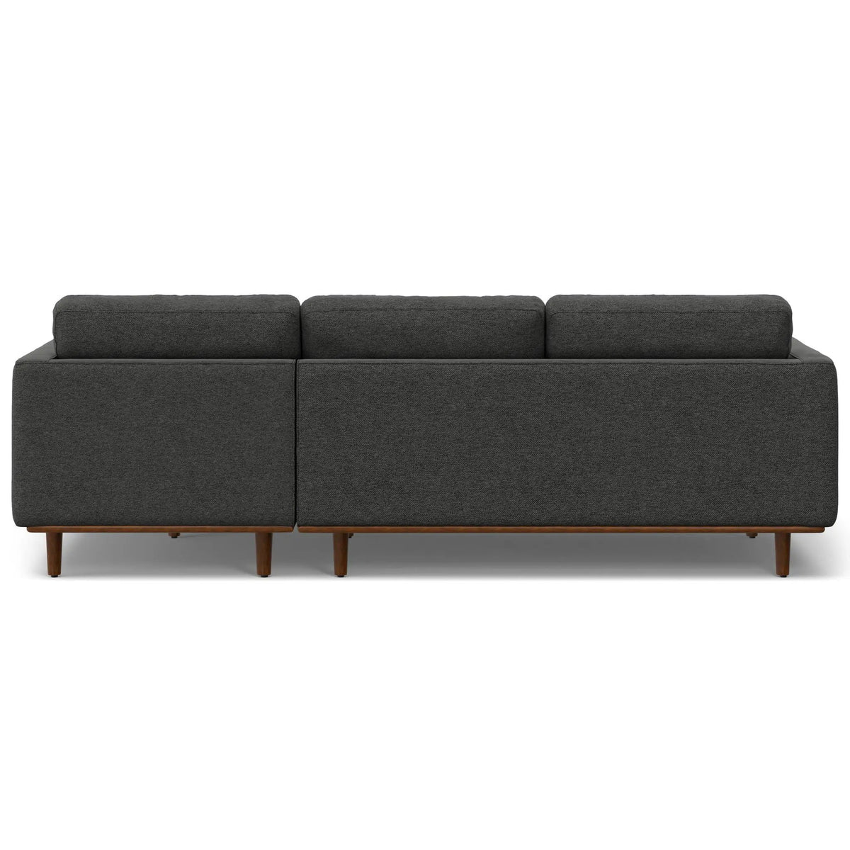 Morrison Upholstered Sectional Sofa | Genuine Aniline Leather | Chaise Cushions | 102.2 Inch Length