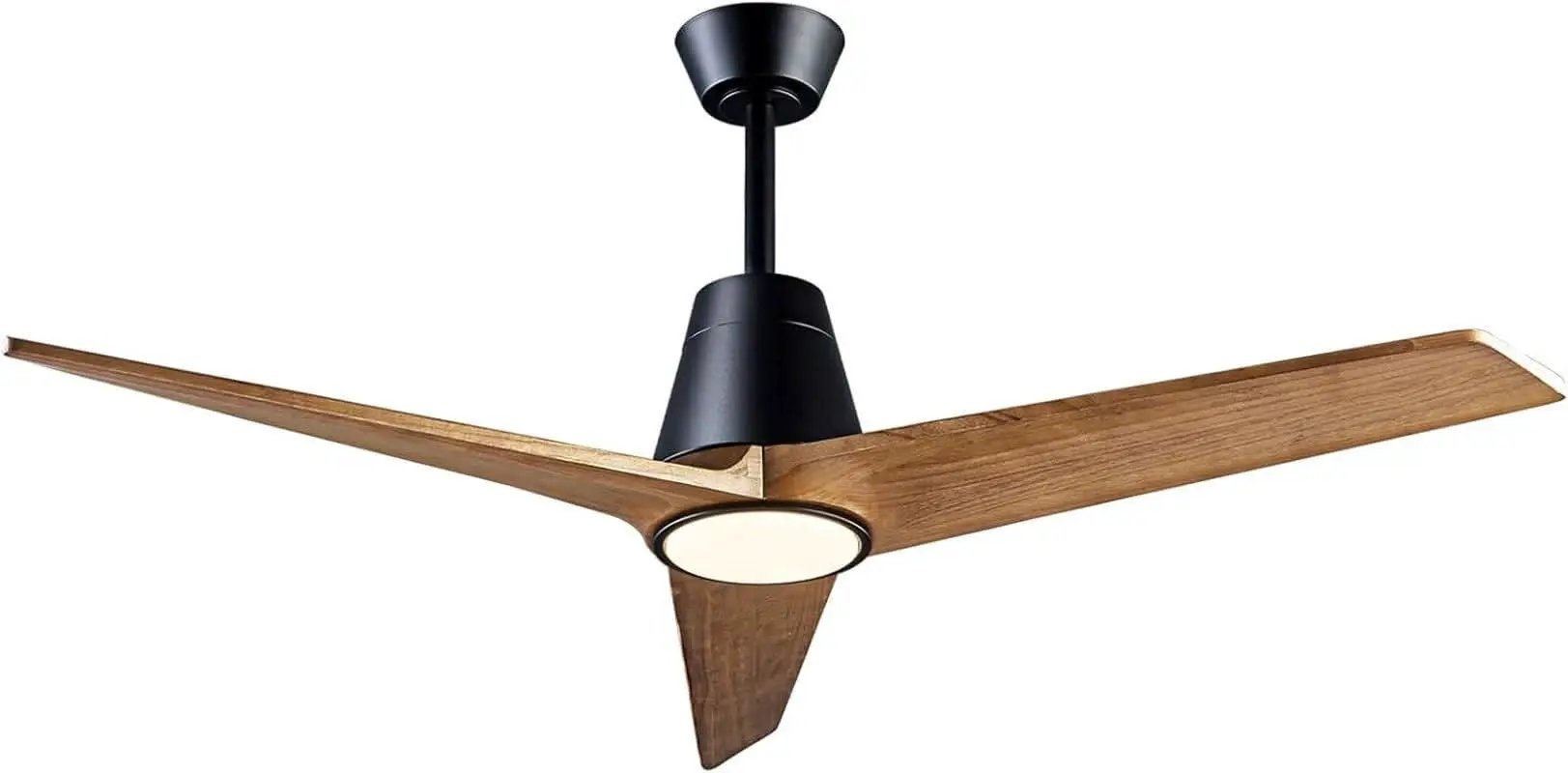 52 Inch Ceiling Fan With Remote Black Walnut Indoor Outdoor from PriceLows™