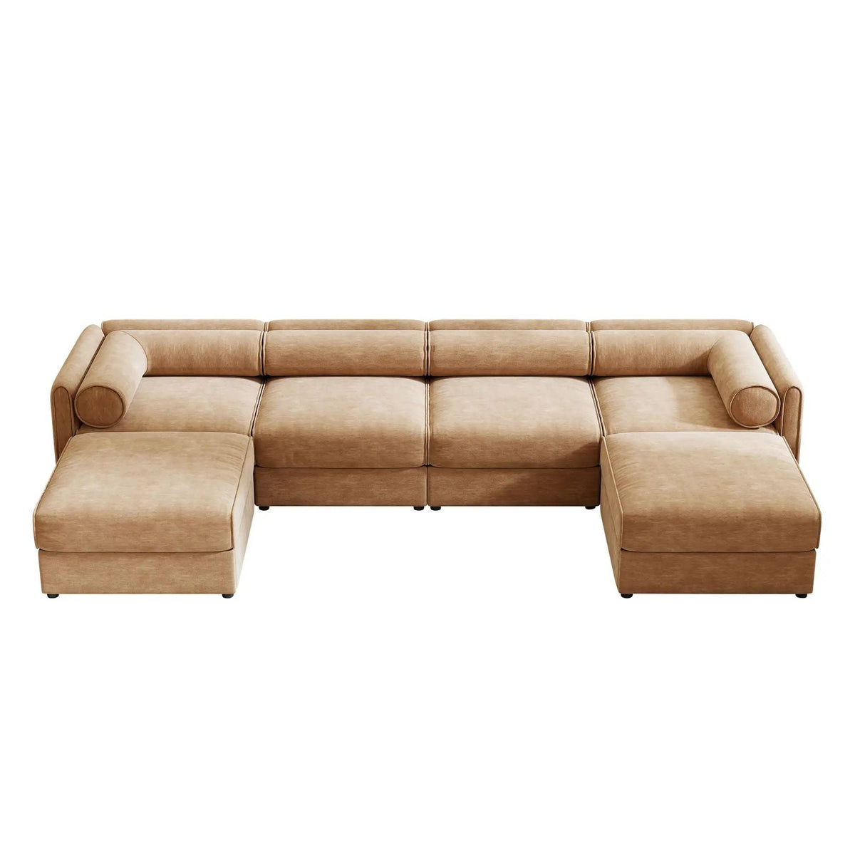 Contemporary Elegant Sofa With Storage And Ottoman 2 Piece Living Room Set | 2 Piece Living Room Set | Living Room Furniture | Living Room