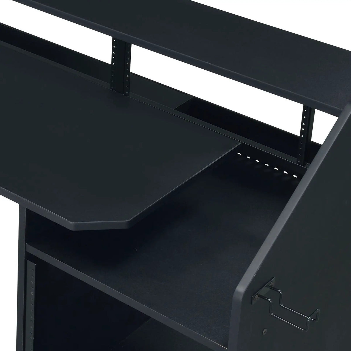 Annette Music Desk | Wood Finish | 18 Mm Thick Tabletop | Cable Management