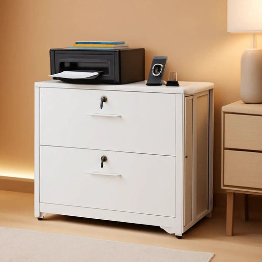 Lockable File Cabinet With Charging Station For Home Office from PriceLows™