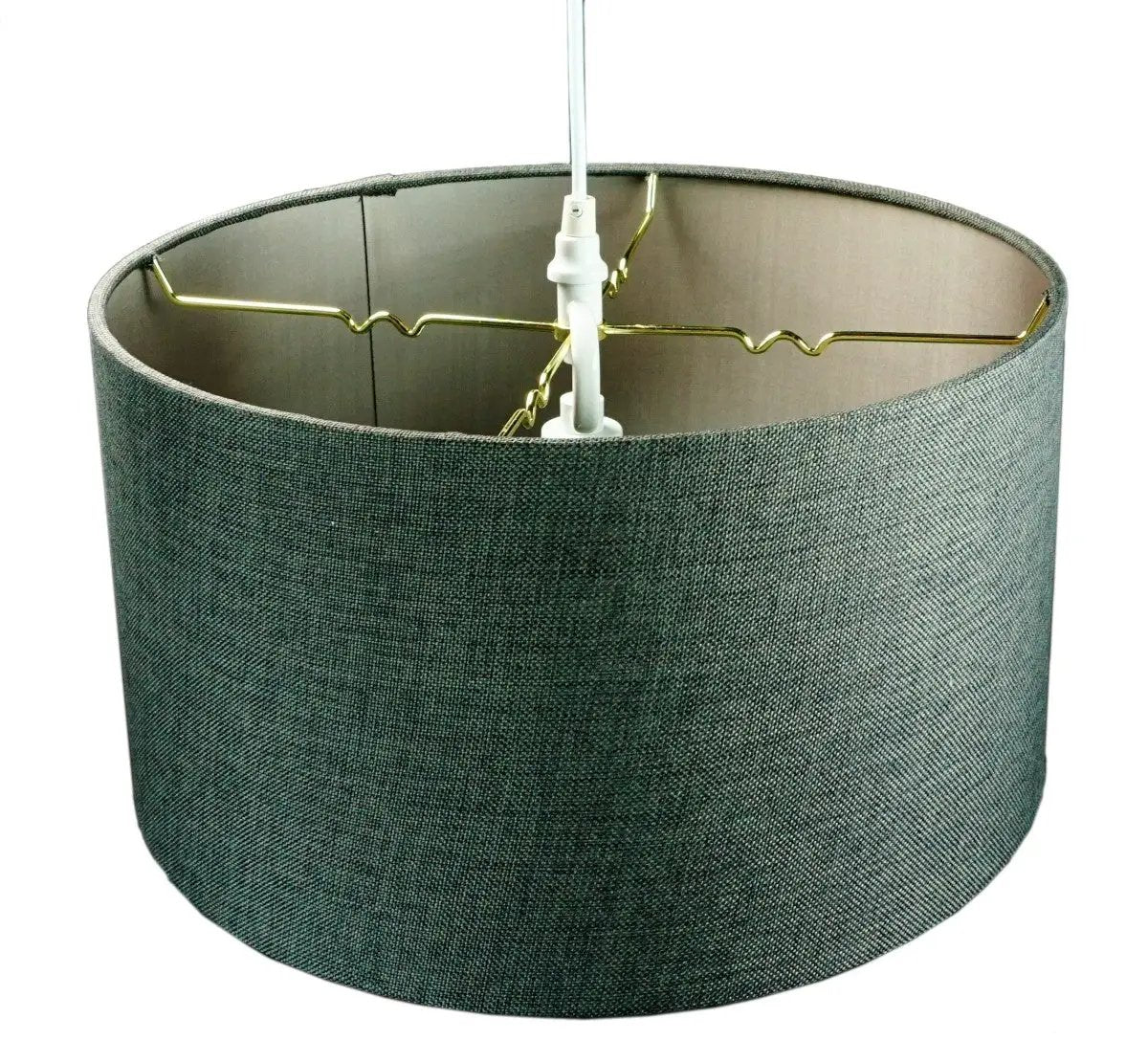 Swag Plug In Pendant Light | 2 Light 18 Inch | Granite Gray