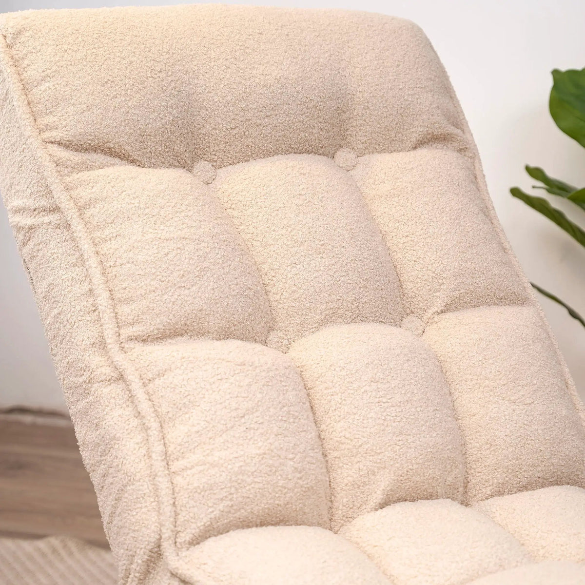 Reclining Floor Chair | Spring Supported | Foldable Base