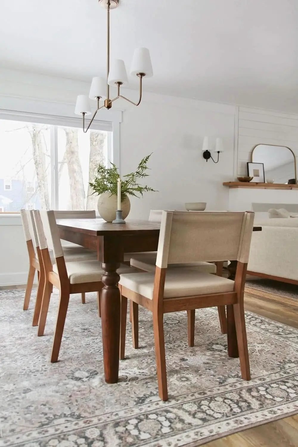 Linus Upholstered Dining Chair With Rubberwood Legs from PriceLows™