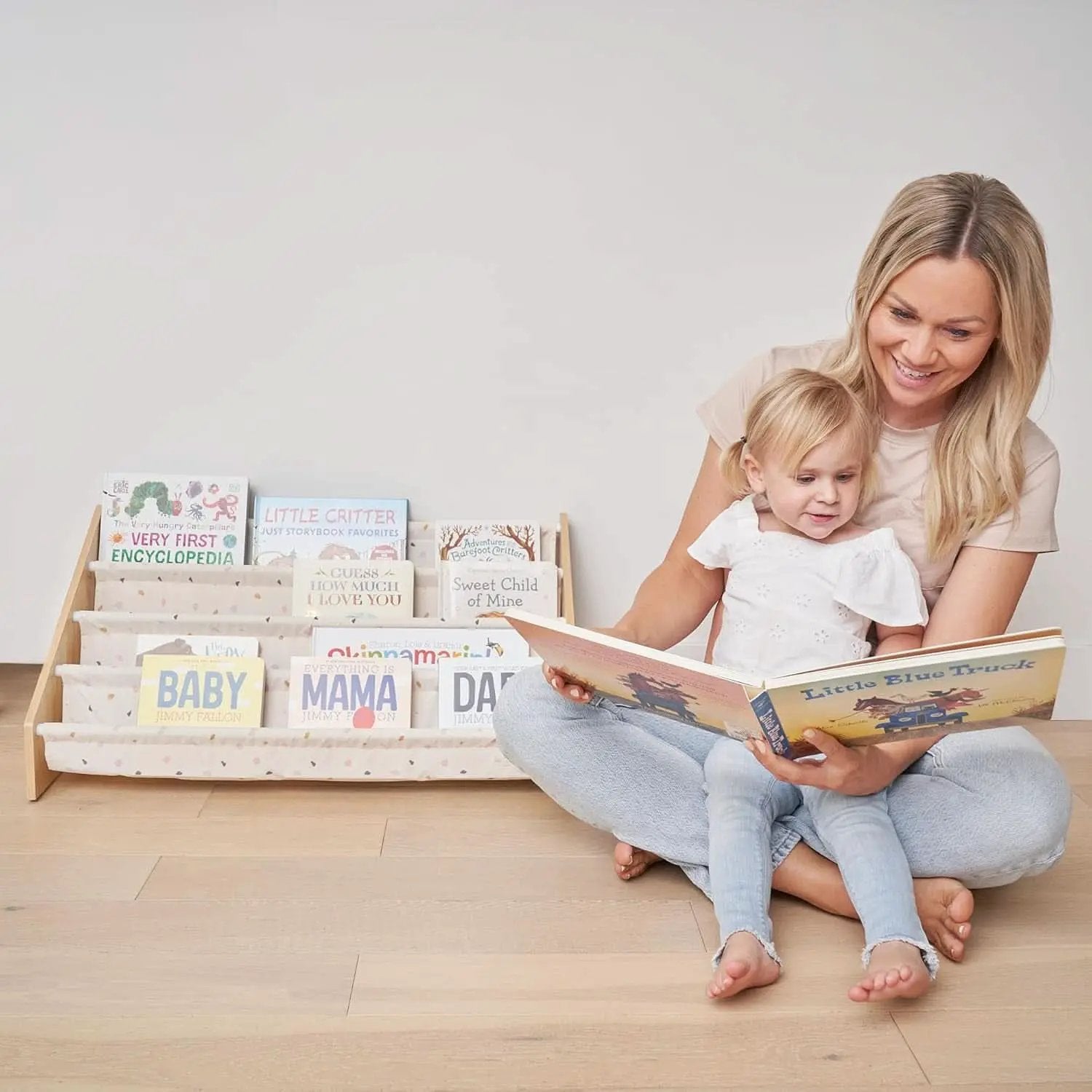 Montessori Kids Bookshelf 28.7x15.7x13.6 Nursery Organizer from PriceLows™