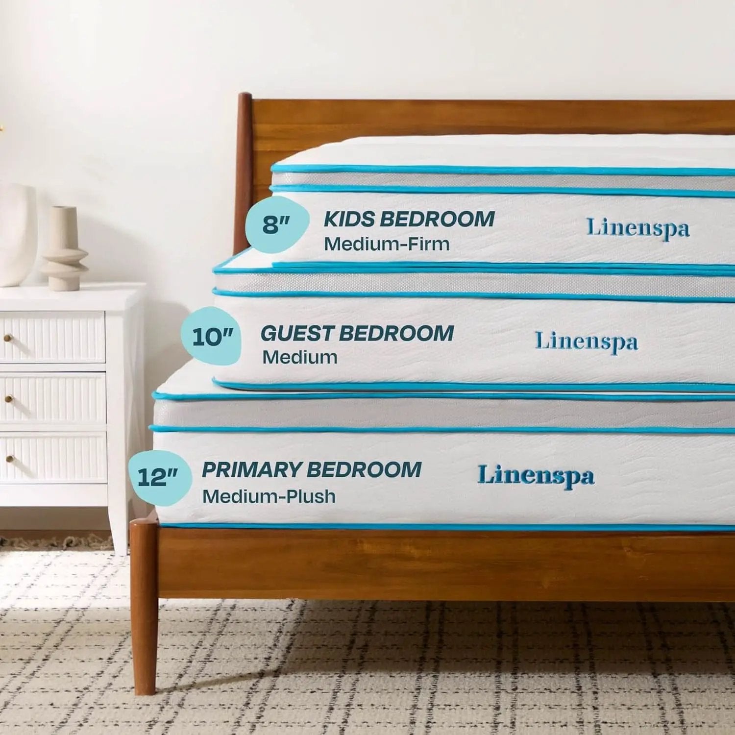 Memory Foam Hybrid Mattress Twin XL Breathability Plus from PriceLows™