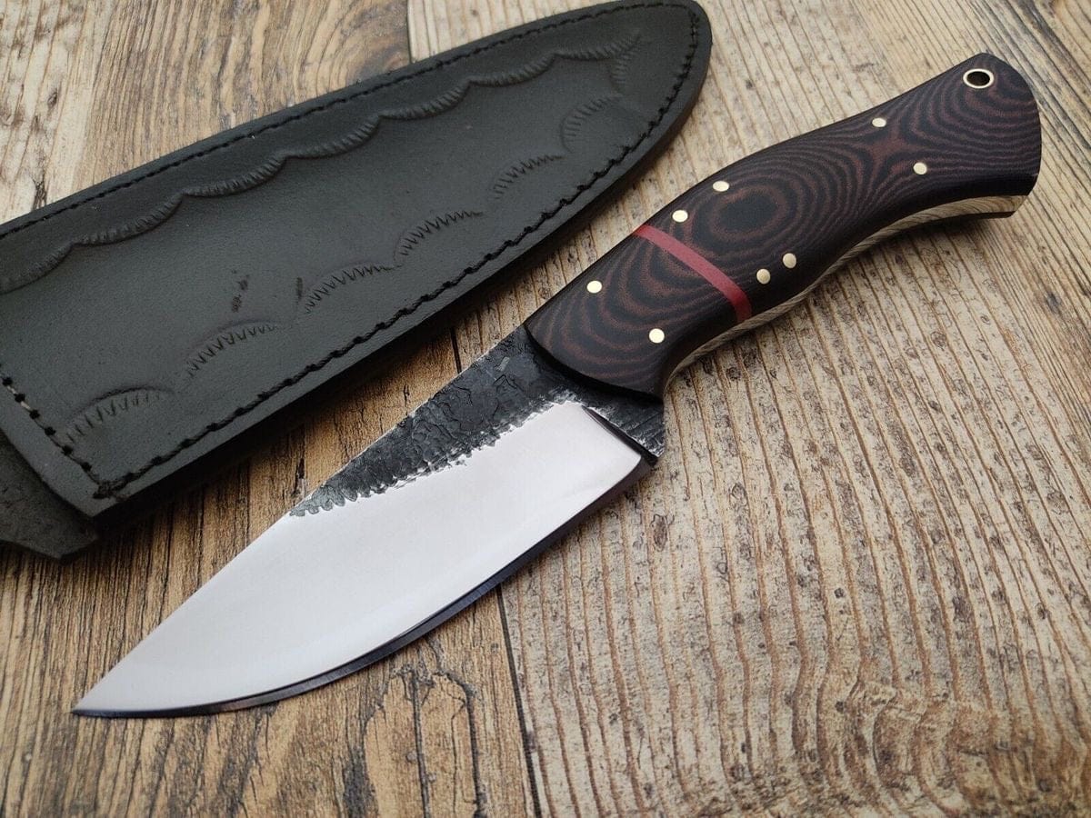Custom Handmade 1095 Steel Fixed Blade Bushcraft Survival Camping Hunting knife | High Carbon Steel | Hunting & Survival Knife | Home