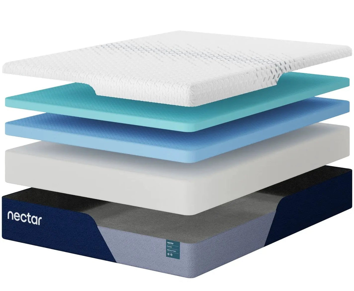 Nectar Premier Memory Foam Mattress | 13 Inch Height | Multiple Comfort Layers | Award-Winning